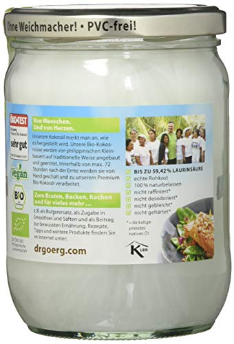 Dr. Goerg Premium Bio-Kokosöl 500 ml - 2