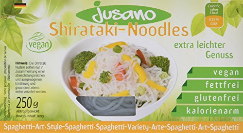 Jusano Shirataki Noodles - Spaghetti Art, 5er Pack (5 x 250 g)