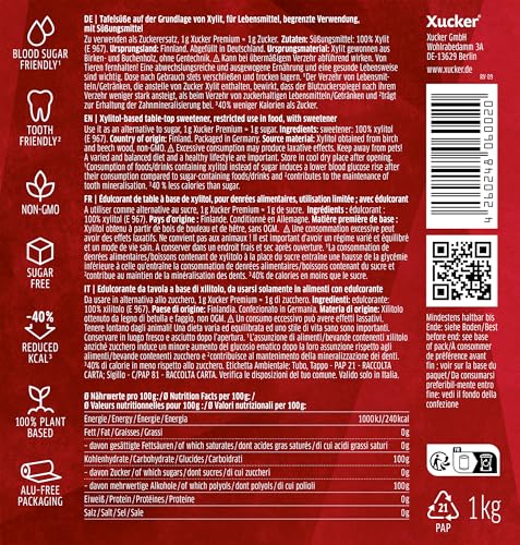 Xucker Premium Xylit – 1er Pack (1 x 1 kg) - 4