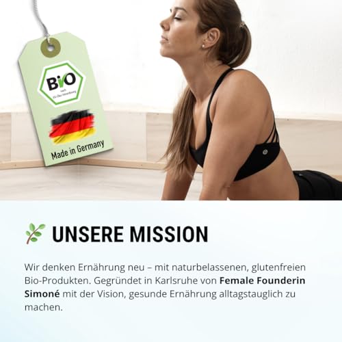 Organic Workout LOWER-CARB-BROT-BACKMISCHUNG 3er Pack – 100% Bio - 8