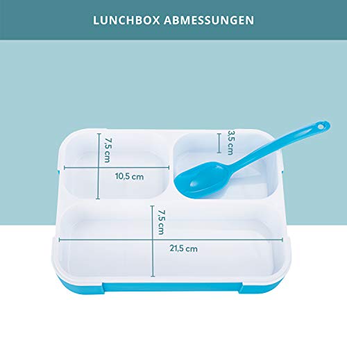 FITPREP Original Lunchbox | 3 Fächer | Auslaufsicher - 5