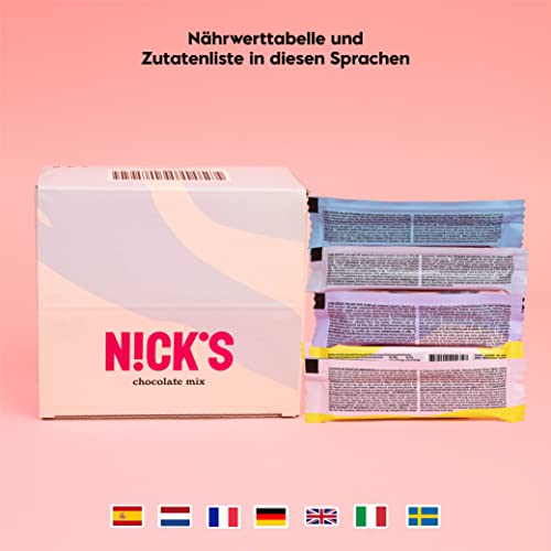 NICKS Chocolate Mix, Testpaket (Schokowaffeln 6 x 40g + Schokladen 6 x 25g) - 6