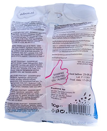 deBron Low Carb Frucht-Kaubonbons 90g - 2