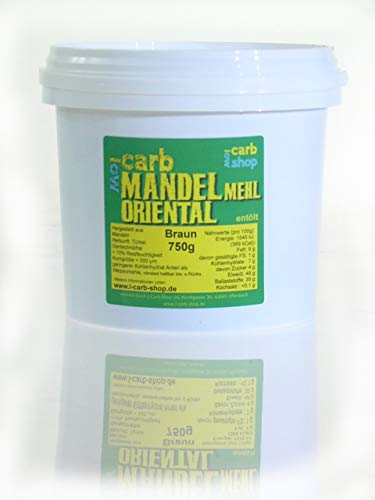 -carb MANDELMEHL (braun entölt) 750 g - 3