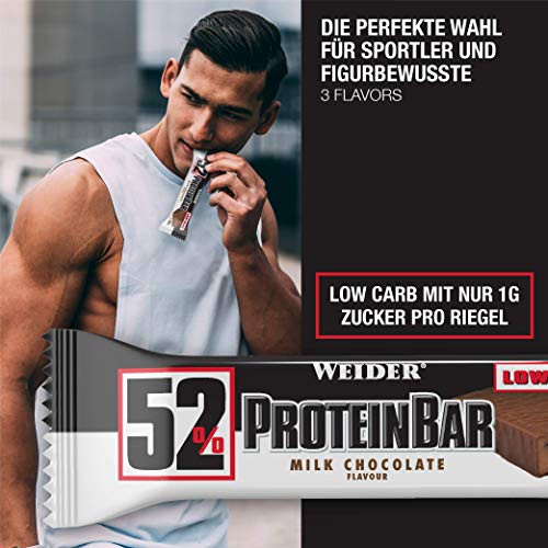 Weider 52% Protein Bar, (24x 50g Box) - 3