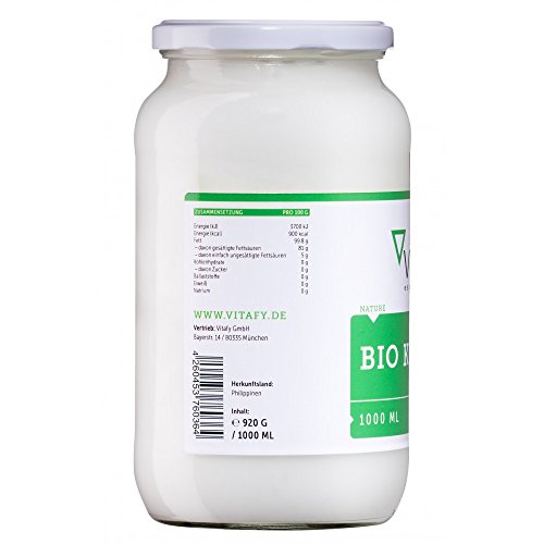 Vitafy essentials Bio Kokosöl (500ml) - 2