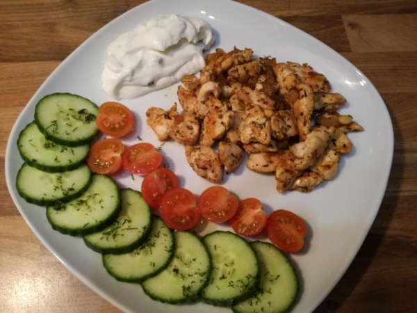 Rezept: Hähnchen-Gyros Rezept: Hähnchen-Gyros