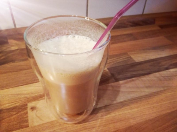Rezept: Protein-Eiskaffee (Café Frappé) Rezept: Protein-Eiskaffee (Café Frappé)